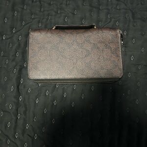 Coach Double zip travel organizer